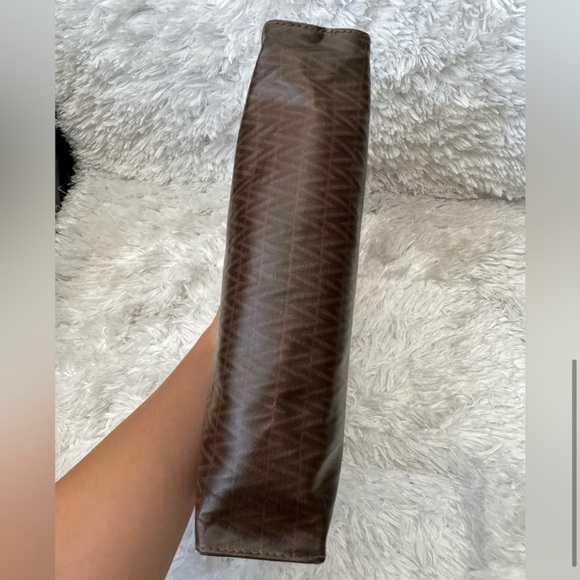 Mario Valentino Brown Leather Clutch - Picture 8 of 8